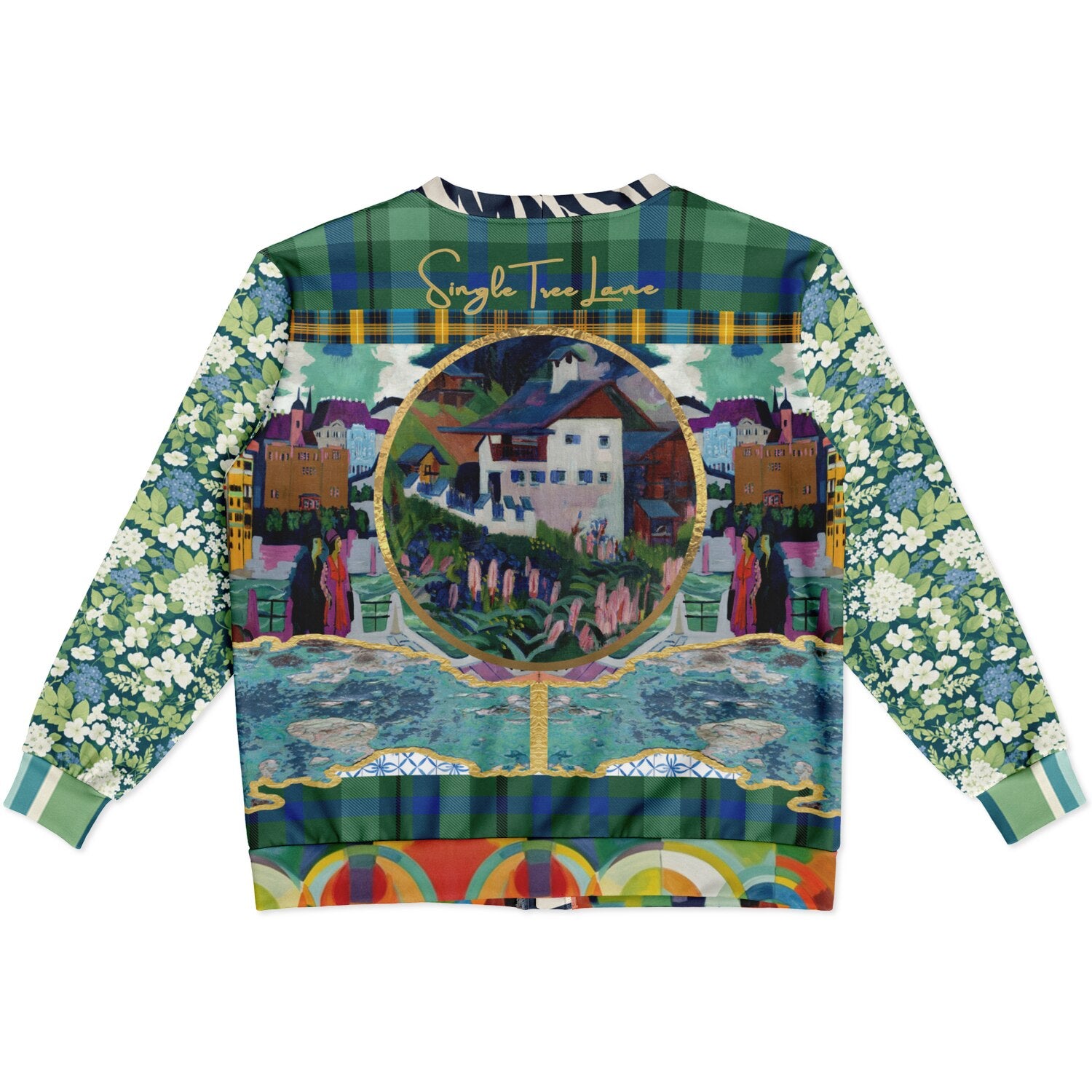 Basel at the Rhine Heavyweight Unisex Cardigan