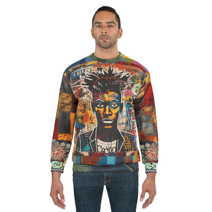 Bastion of Glory Street Art Patchwork Pattern Unisex Sweatshirt (Gold Label)