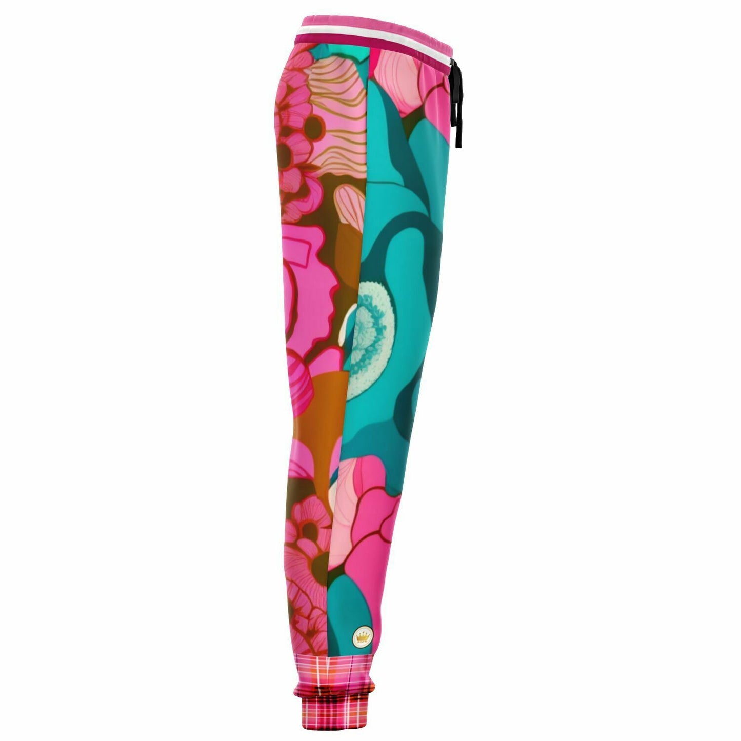 Pink Floral Crush 68 Eco-Poly Unisex Joggers