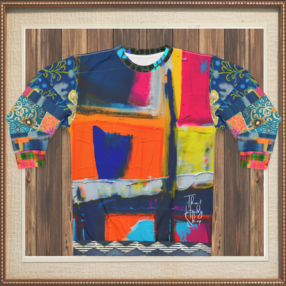 Sudadera unisex bloqueada en color