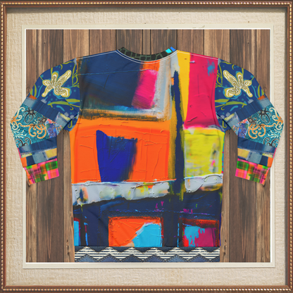 Sudadera unisex bloqueada en color