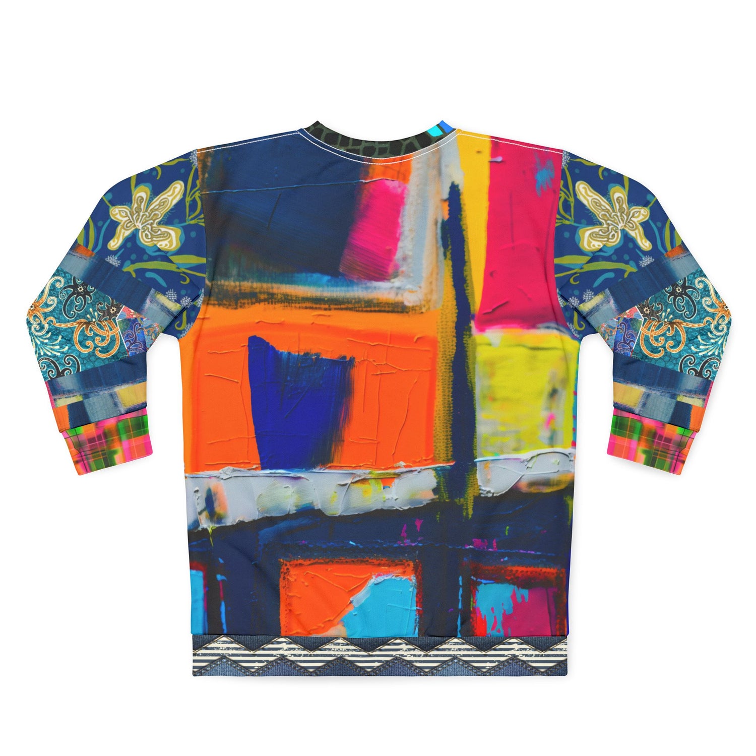Sudadera unisex bloqueada en color