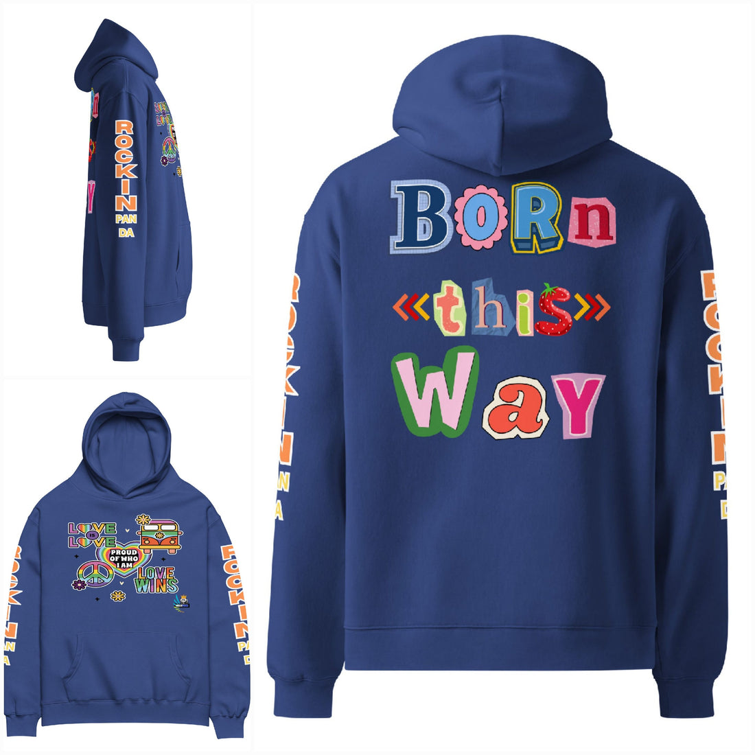 Born This Way Heavyweight Unisex Oversized Hoodie