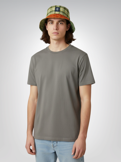 Brook with Aloes in Red Circles Reversible Bucket Hat