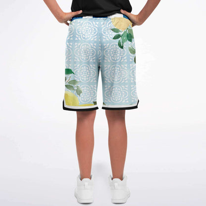 Santorini Tile Basketball Shorts