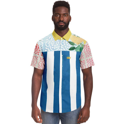 Lemony-Fresh S/S Button Down Shirt