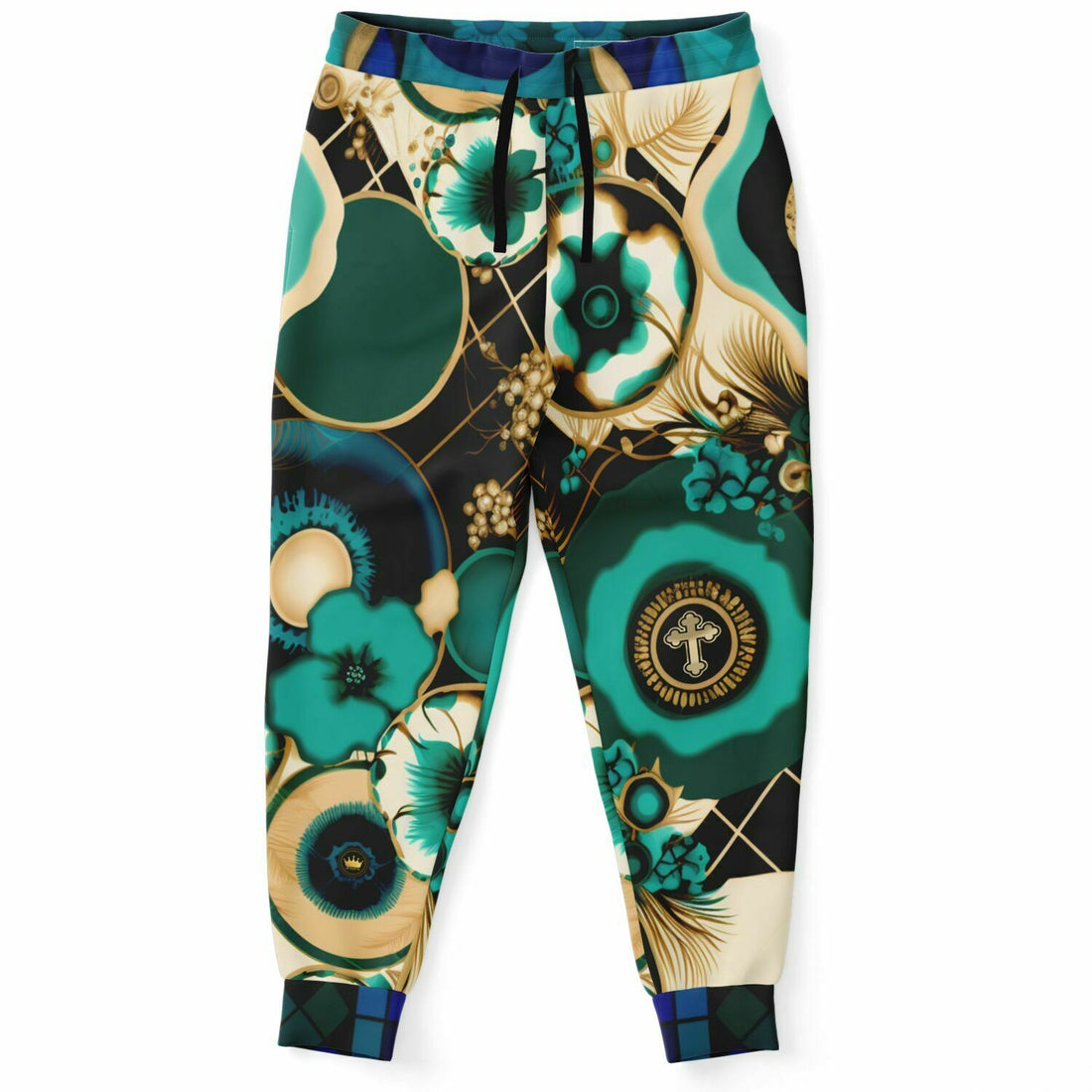 Joggers unisex de poliéster ecológico a cuadros Beverly Trinity 