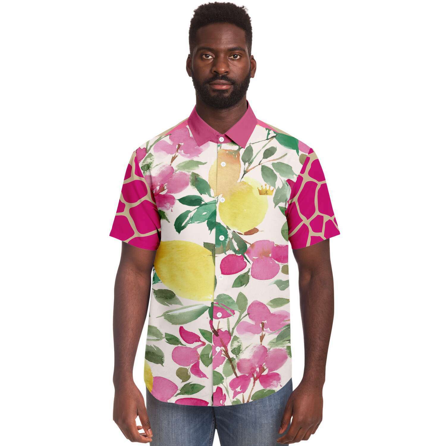 Pink Lemonade S/S Button Down Shirt