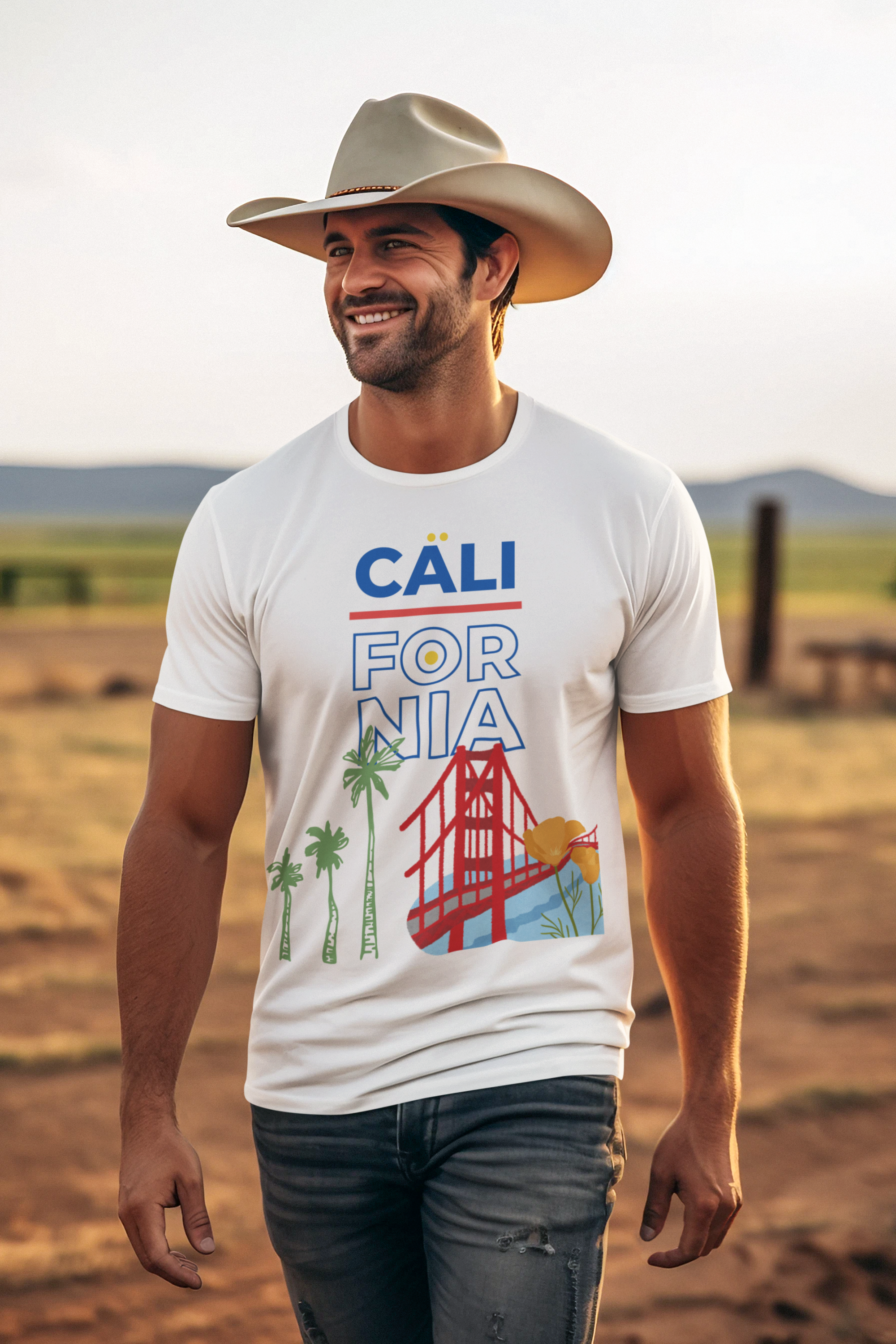 California Bay Area Unisex Short Sleeve Tee