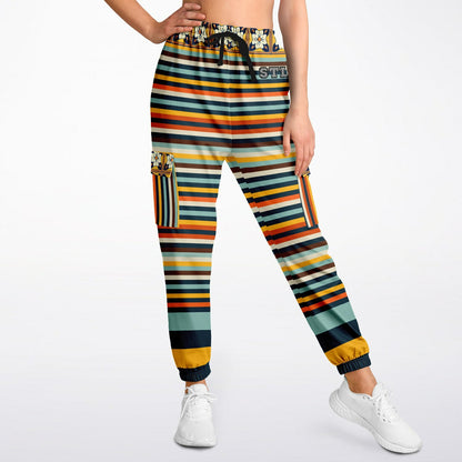 California Beach Sunset Eco-Poly Unisex Cargo Joggers
