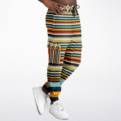 California Beach Sunset Eco-Poly Unisex Cargo Joggers