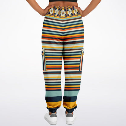 California Beach Sunset Eco-Poly Unisex Cargo Joggers
