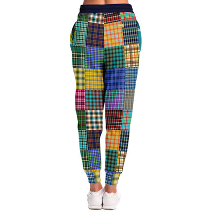 The Preppy Woodsman Plaid Patchwork Eco-Poly Unisex Joggers