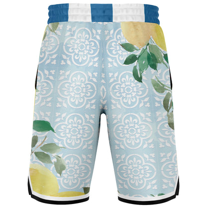 Santorini Tile Basketball Shorts