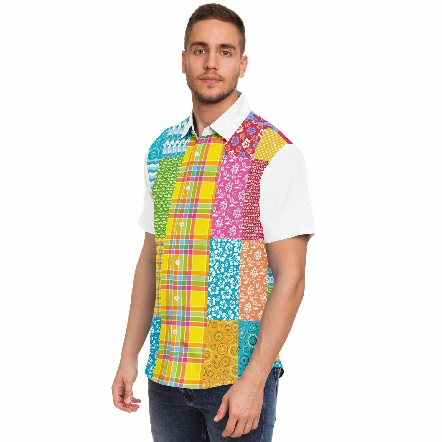 Camisa de manga corta con botones Maui Waui Surfside 