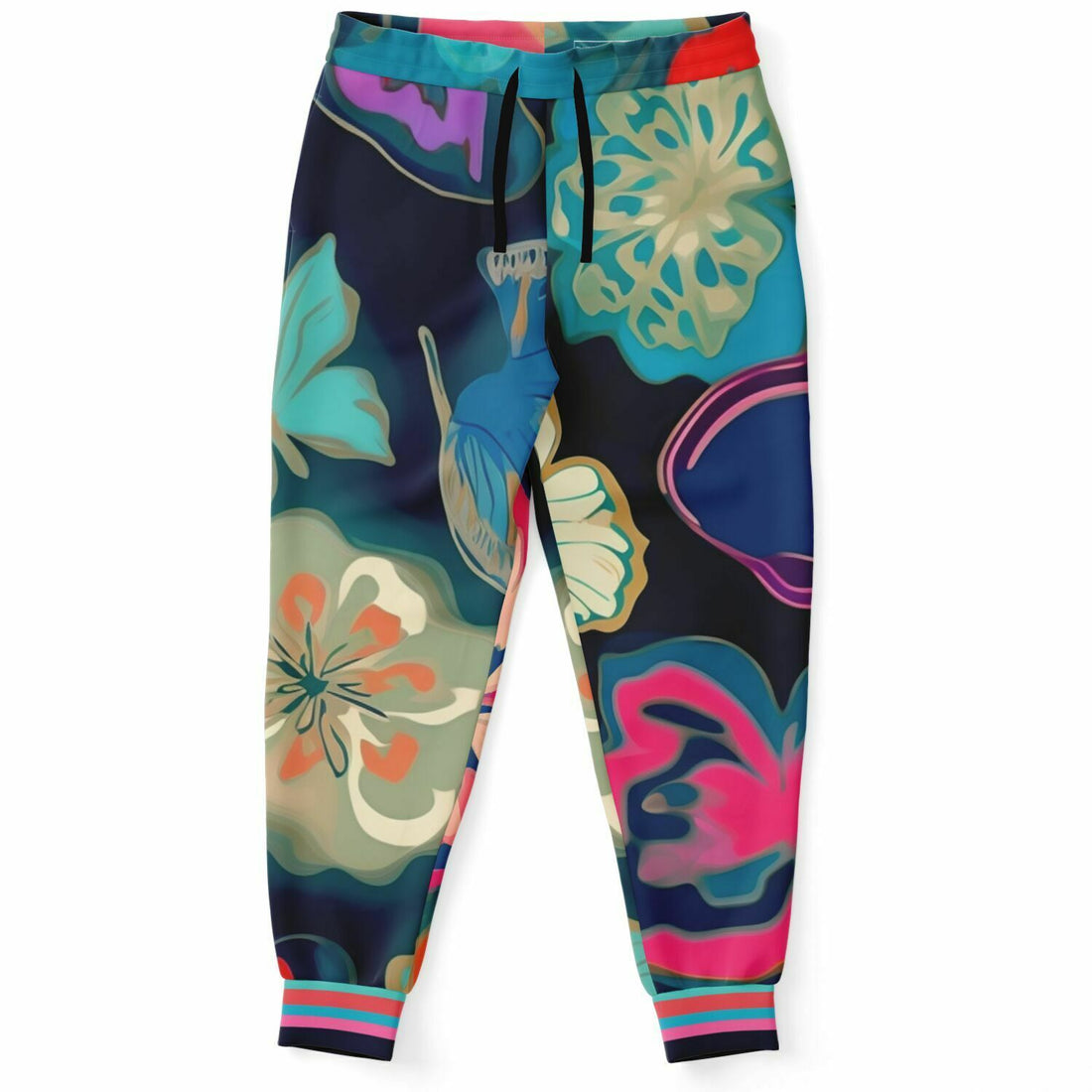 Joggers unisex Midnight Butterfly Melody de eco-poliéster 