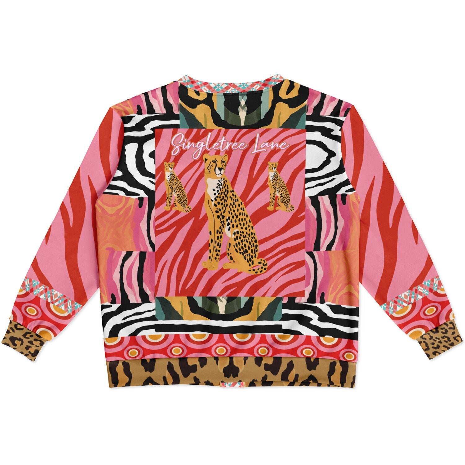 Walk on the Wild Side Zebra Stripes Heavyweight Unisex Cardigan