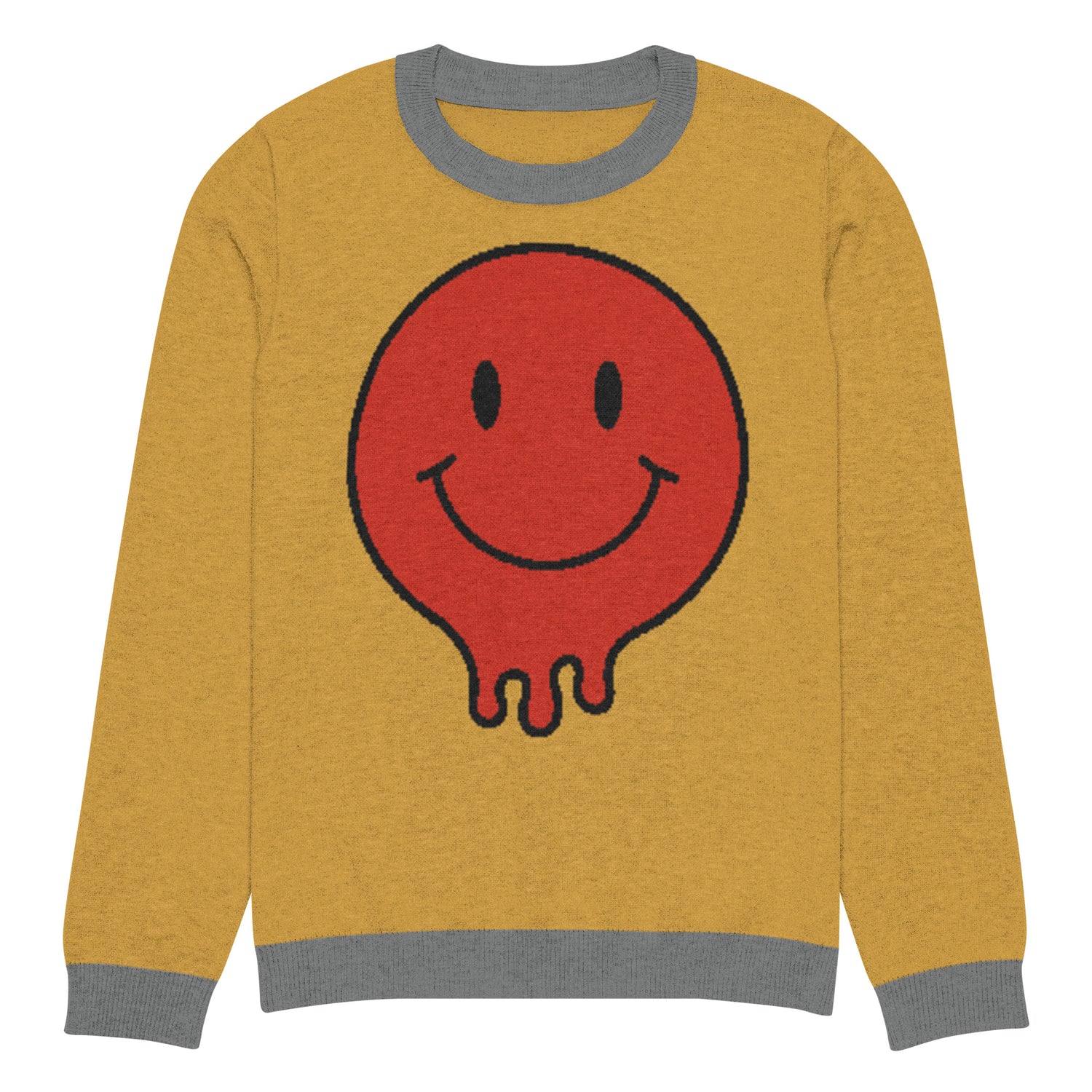 Oh Happy Day! Knitted Crewneck Sweater