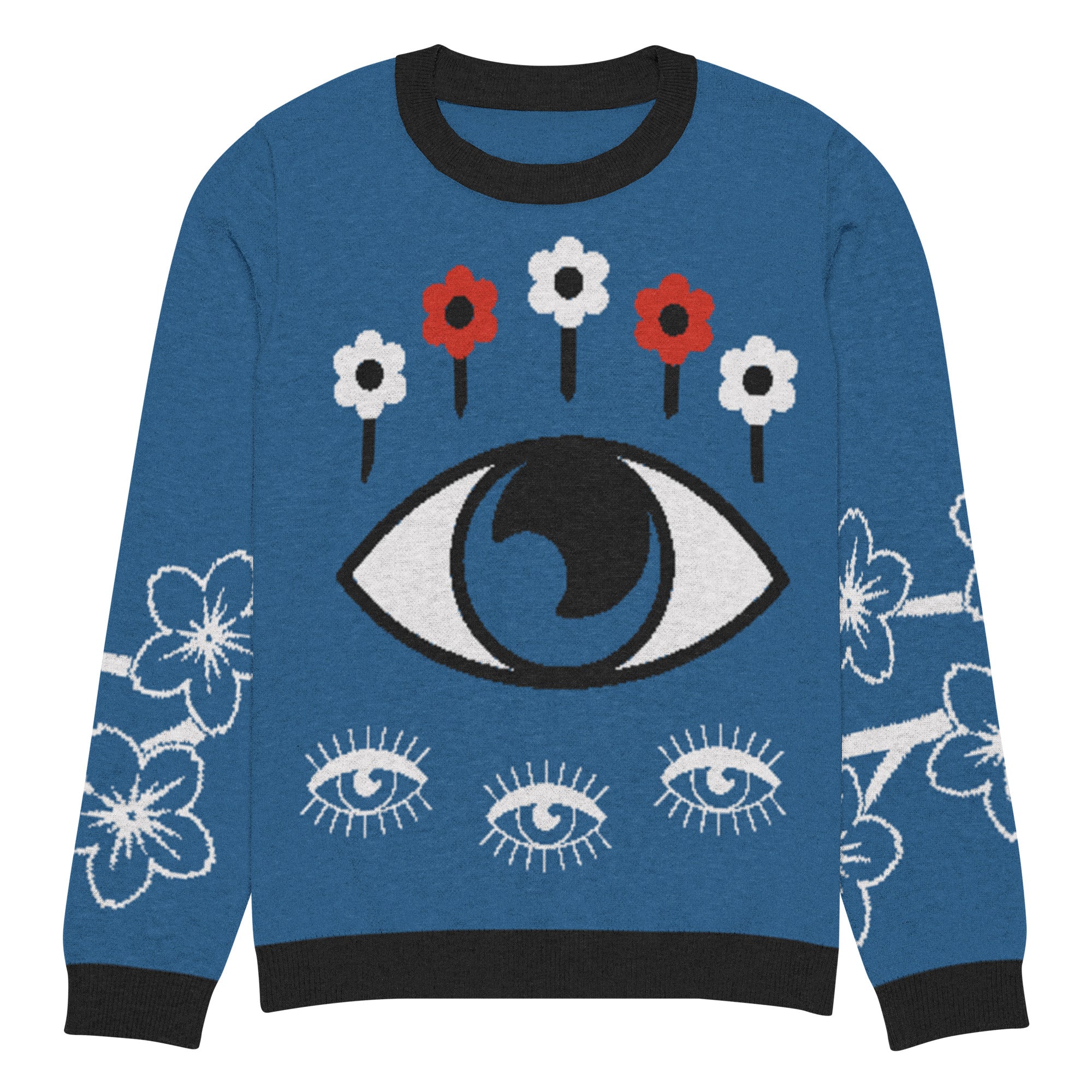 I See The Future Knitted Crewneck Sweater