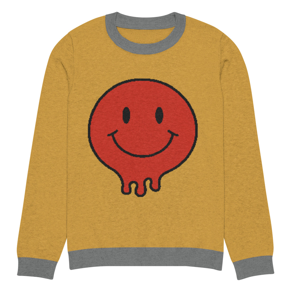 Oh Happy Day! Knitted Crewneck Unisex Sweater