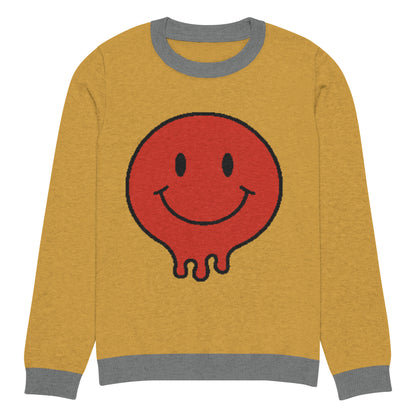 Oh Happy Day! Knitted Crewneck Sweater