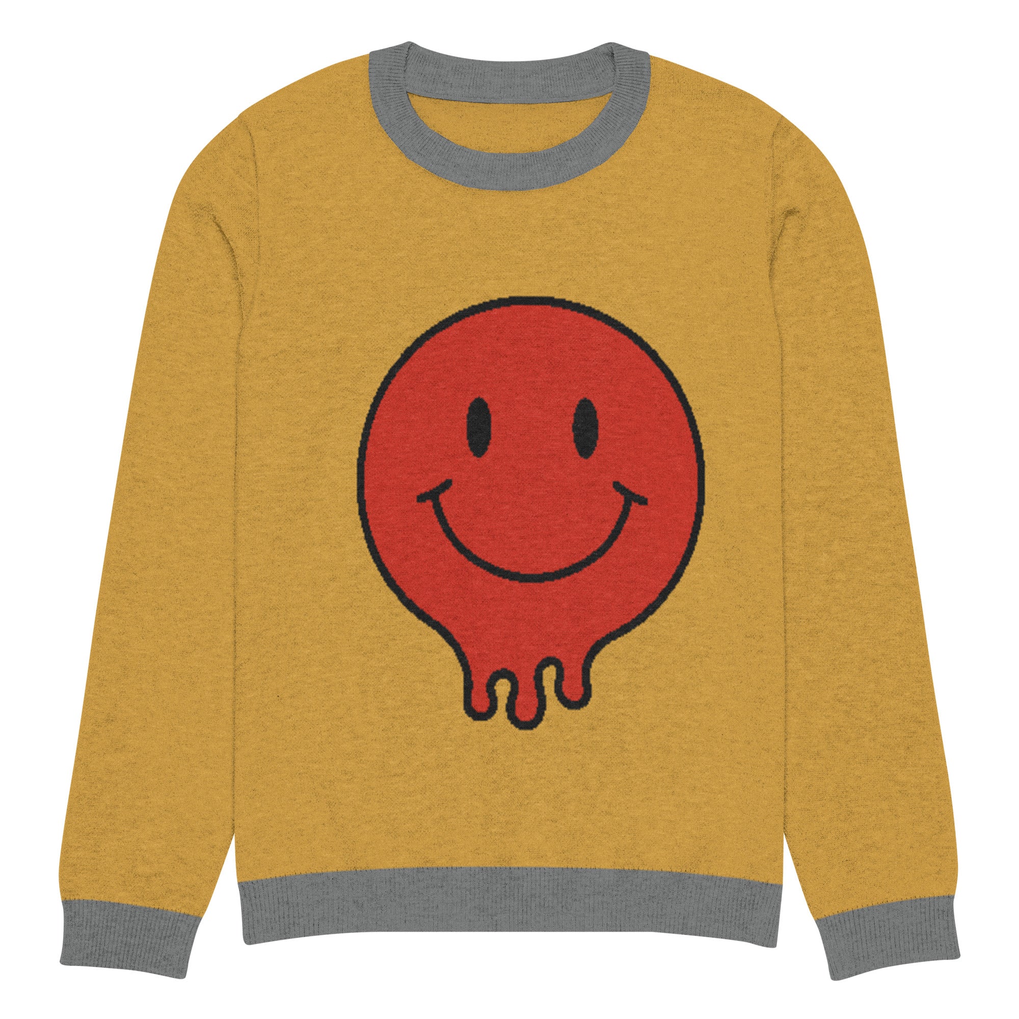 Oh Happy Day! Knitted Crewneck Unisex Sweater