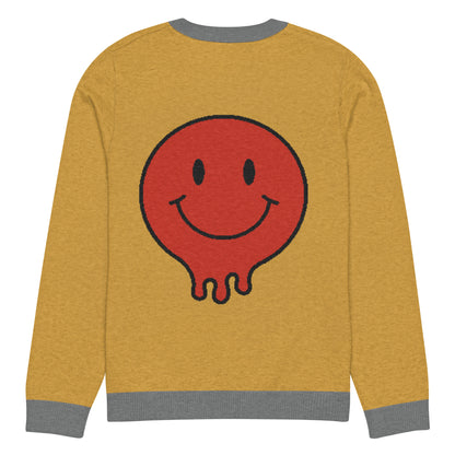 Oh Happy Day! Knitted Crewneck Unisex Sweater