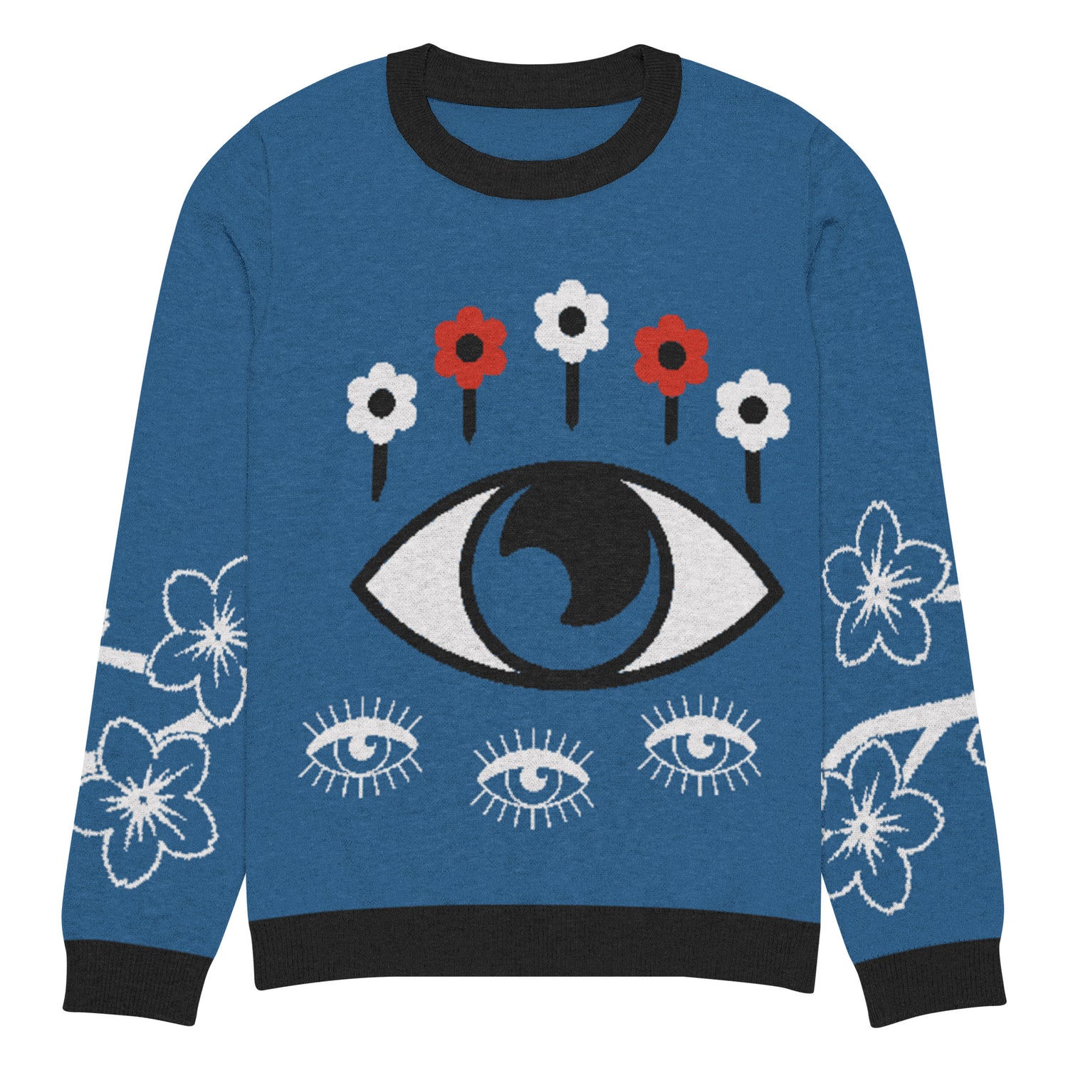 I See The Future Knitted Crewneck Unisex Sweater