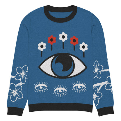 I See The Future Knitted Crewneck Sweater