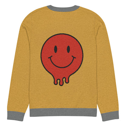 Oh Happy Day! Knitted Crewneck Unisex Sweater