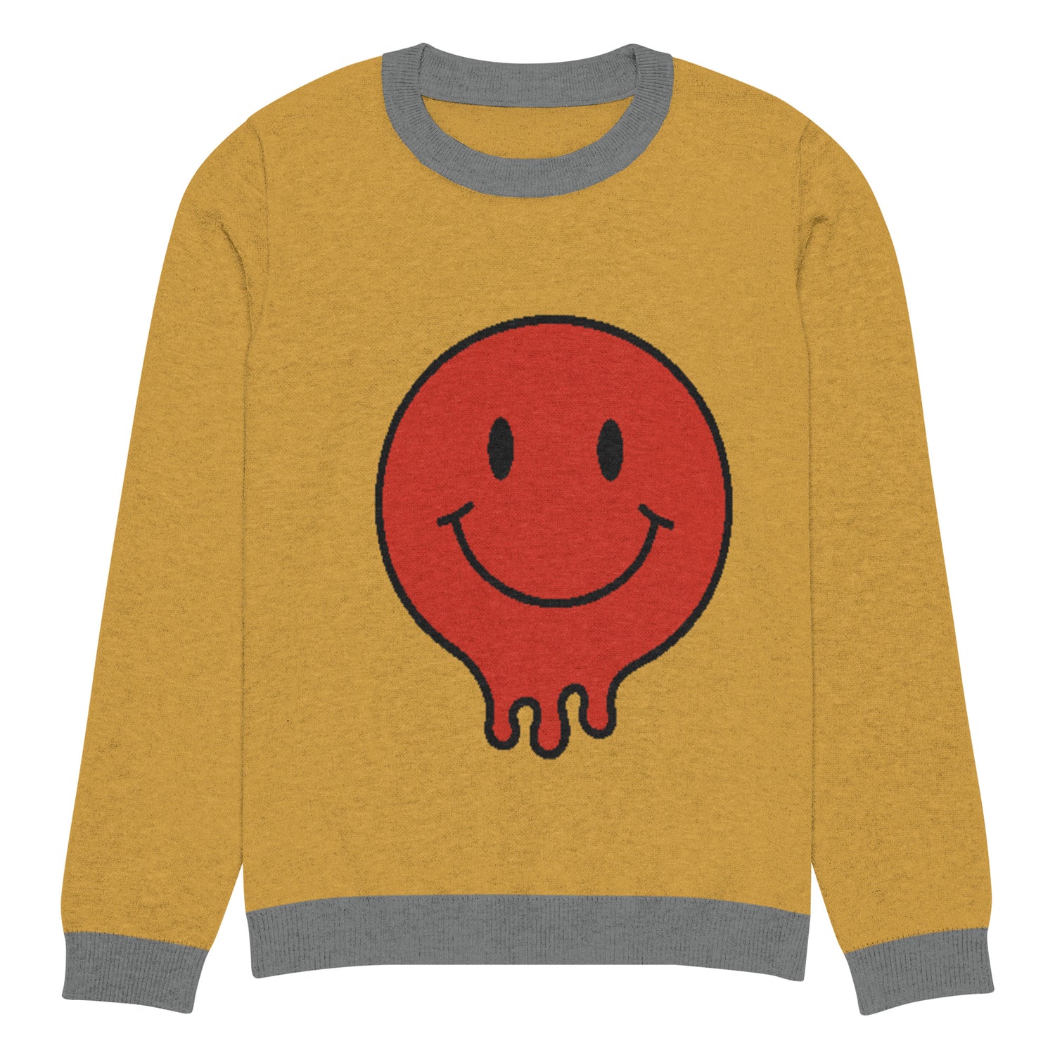 Oh Happy Day! Knitted Crewneck Unisex Sweater