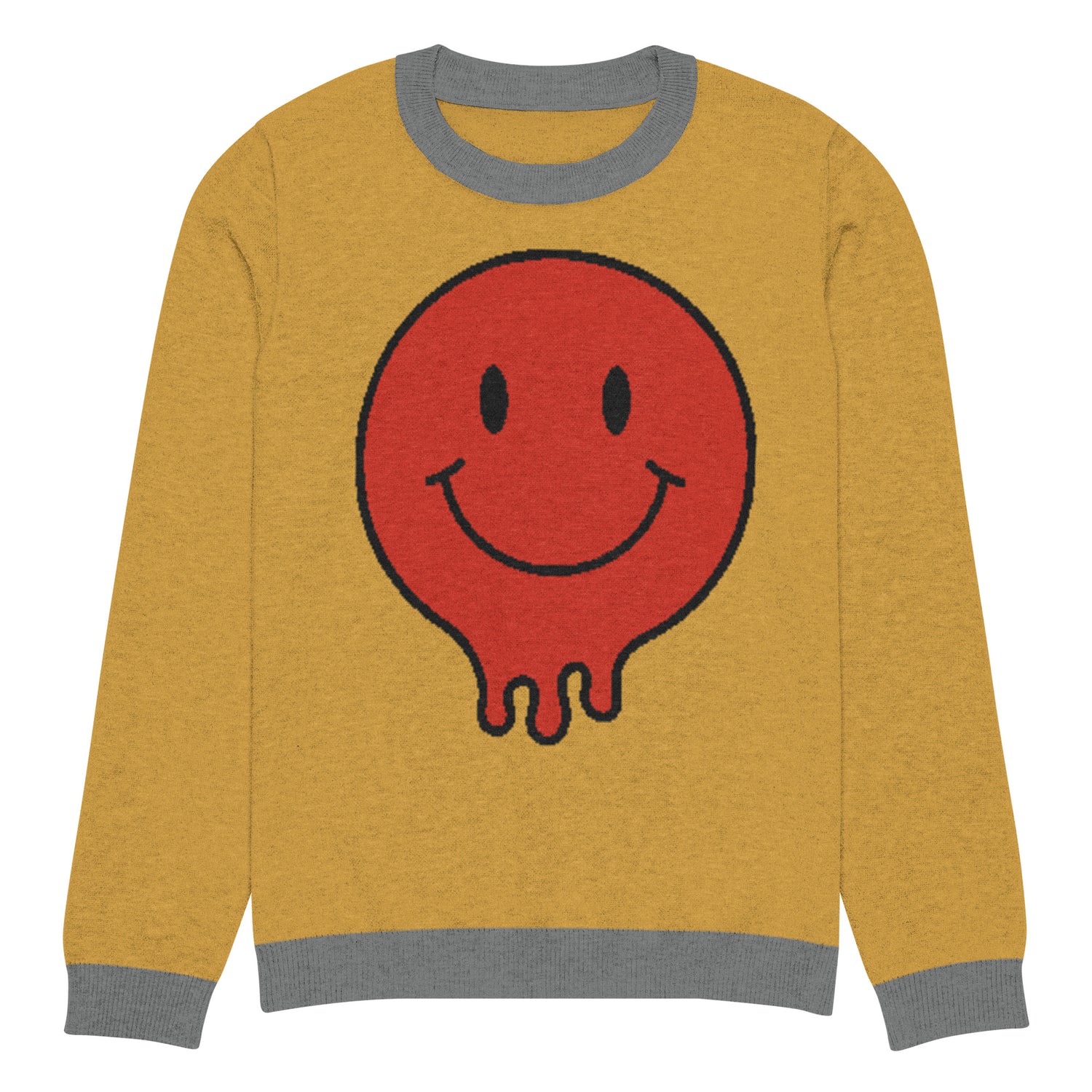 Oh Happy Day! Knitted Crewneck Sweater