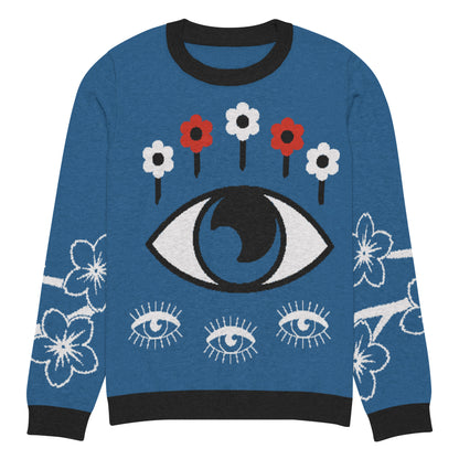 I See The Future Knitted Crewneck Unisex Sweater