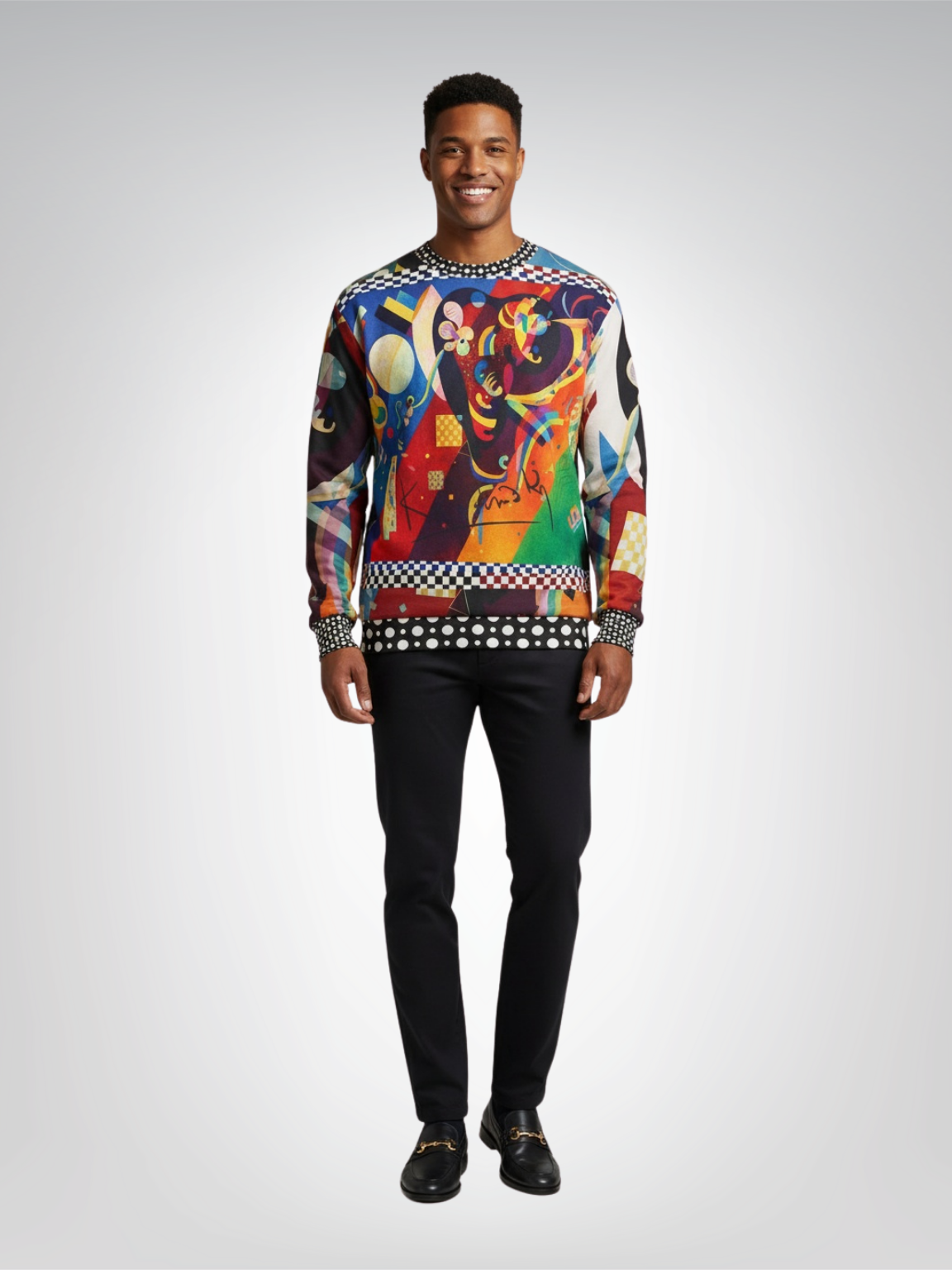 Composition in Nines - Kandinsky Unisex Sweatshirt (Gold Label)