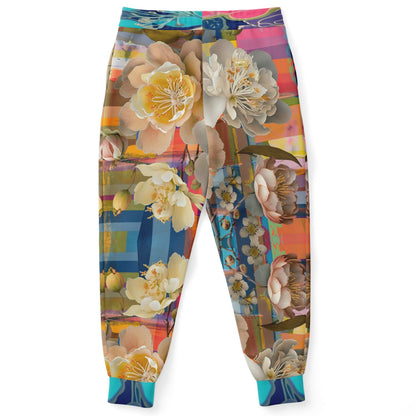 Archangel Remiel Angel Floral Patchwork Eco-Poly Unisex Joggers