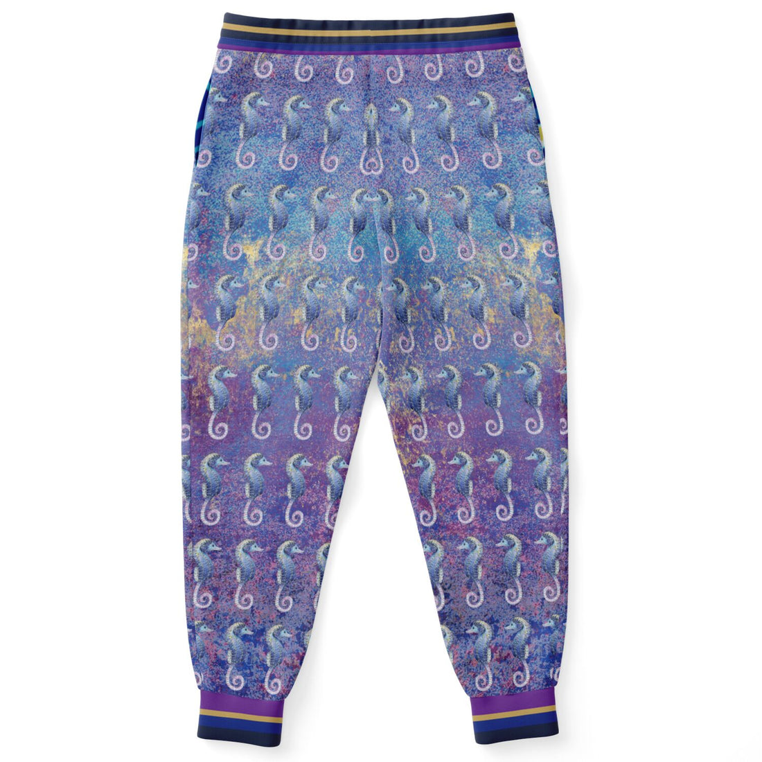 Joggers unisex de poliéster ecológico Jubilee Seahorse Purple Fusion 