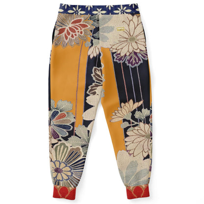 Guan Yin Compassion en joggers unisex de eco-poliéster azul 