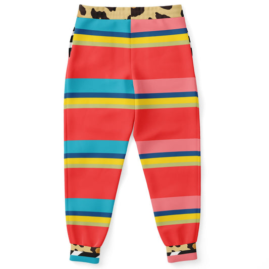 South Beach Rugby Stripe Eco-Poly Unisex Joggers