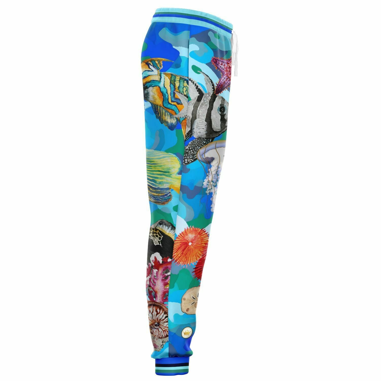 Save the Oceans Blue Camo Eco-Poly Unisex Joggers