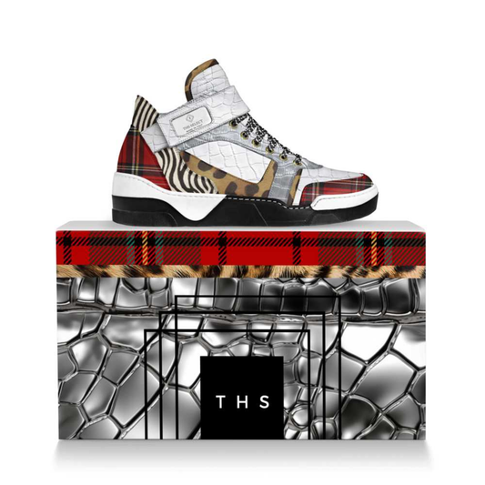 Zapatillas altas de moda con estampado animal de Dead Ringer