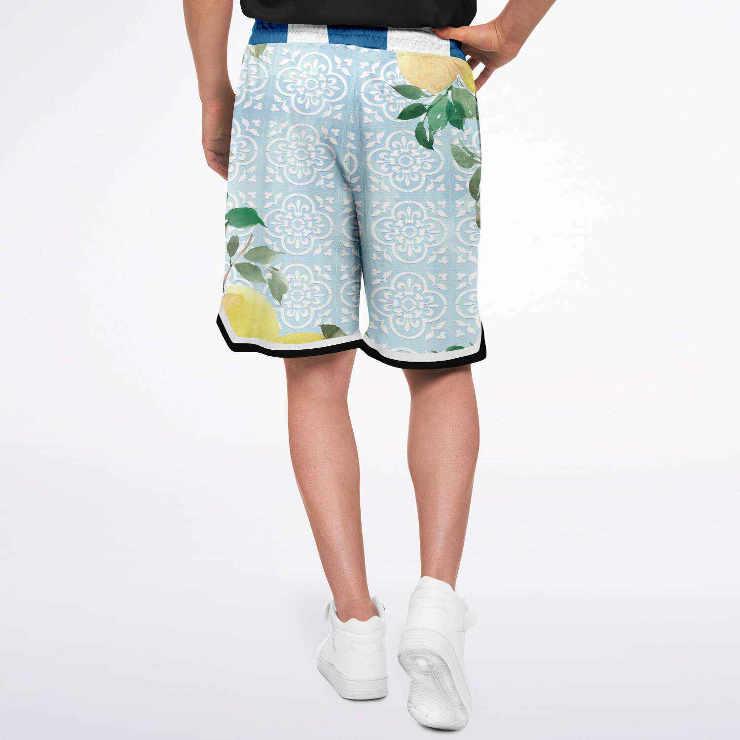 Santorini Tile Basketball Shorts