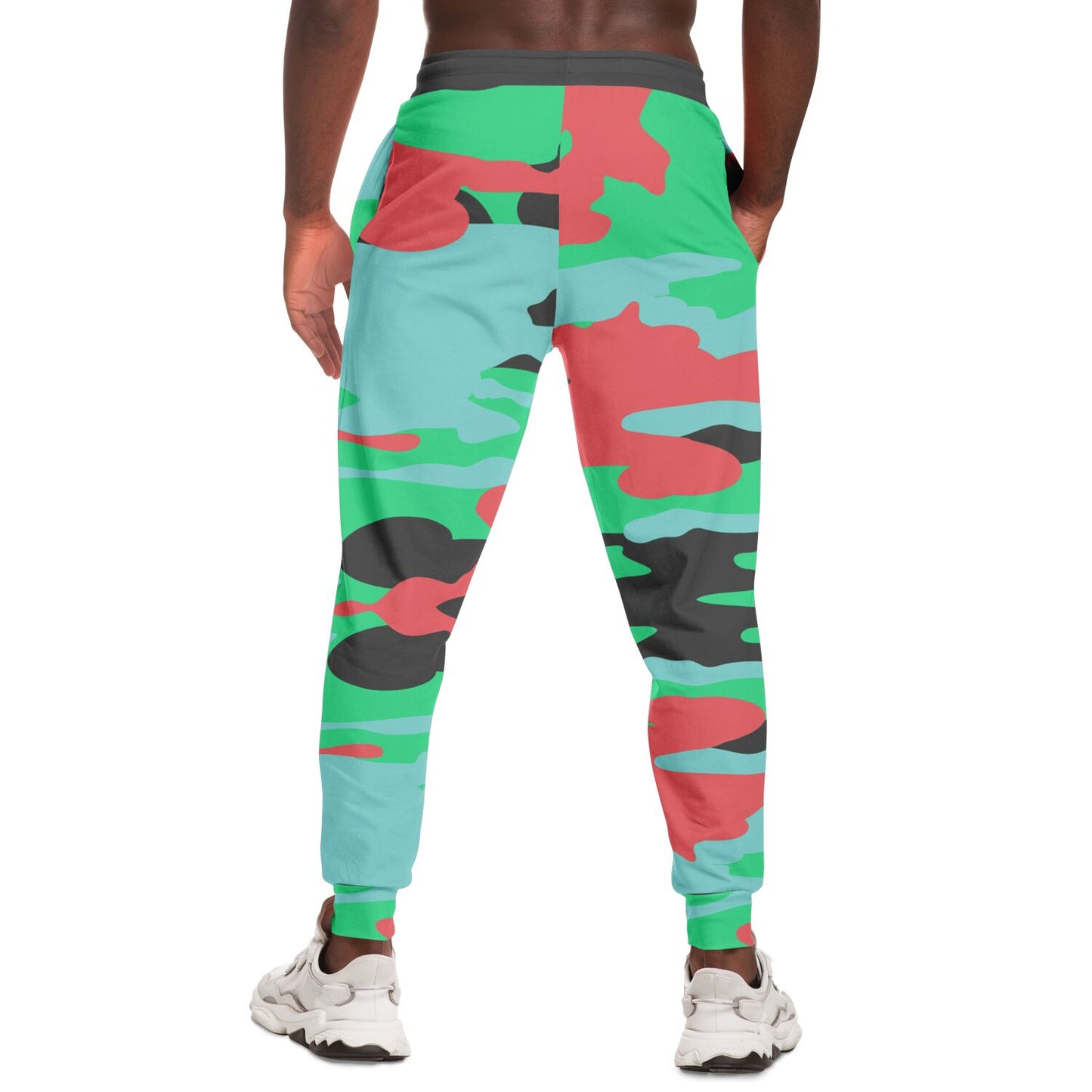 Watermelon Mint Eco-Poly Camo Unisex Joggers