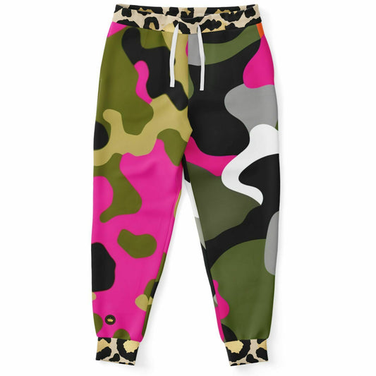 West Hollywood Pink Eco-Poly Camo Unisex Joggers