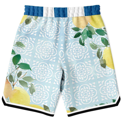 Santorini Tile Basketball Shorts