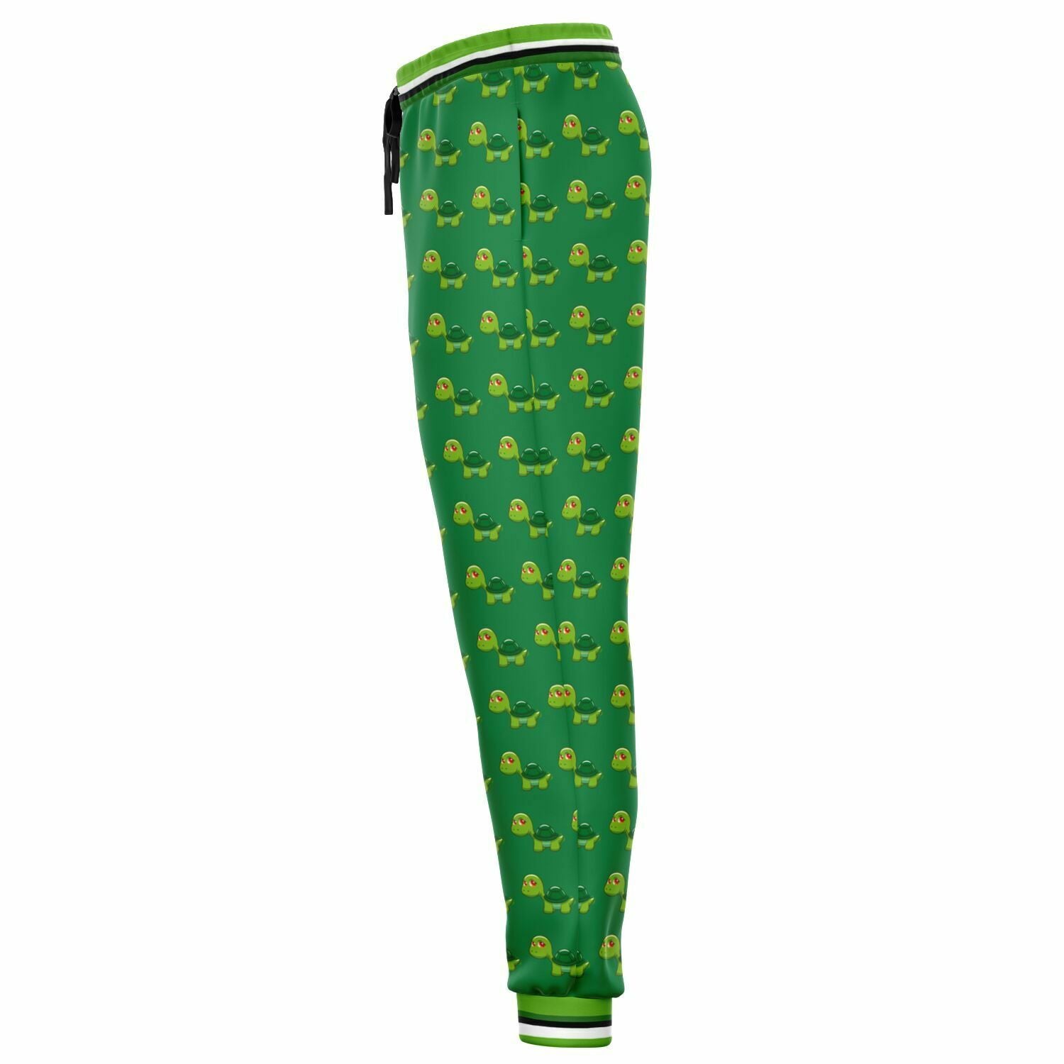 Green Acres Turtle Cluster en joggers unisex de eco-poliéster verde 