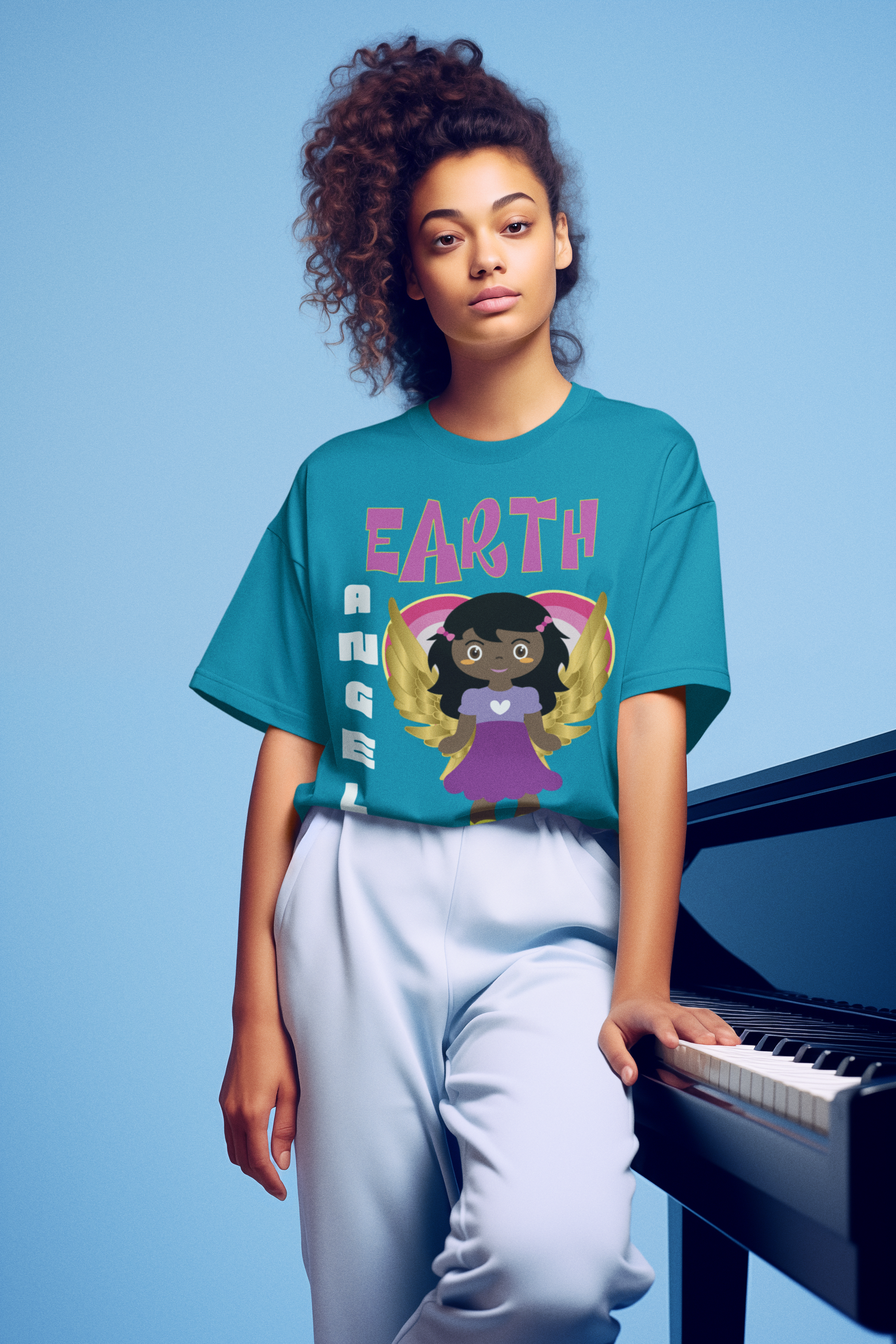 Earth Angel Black Girl Magic Unisex Softstyle T-Shirt