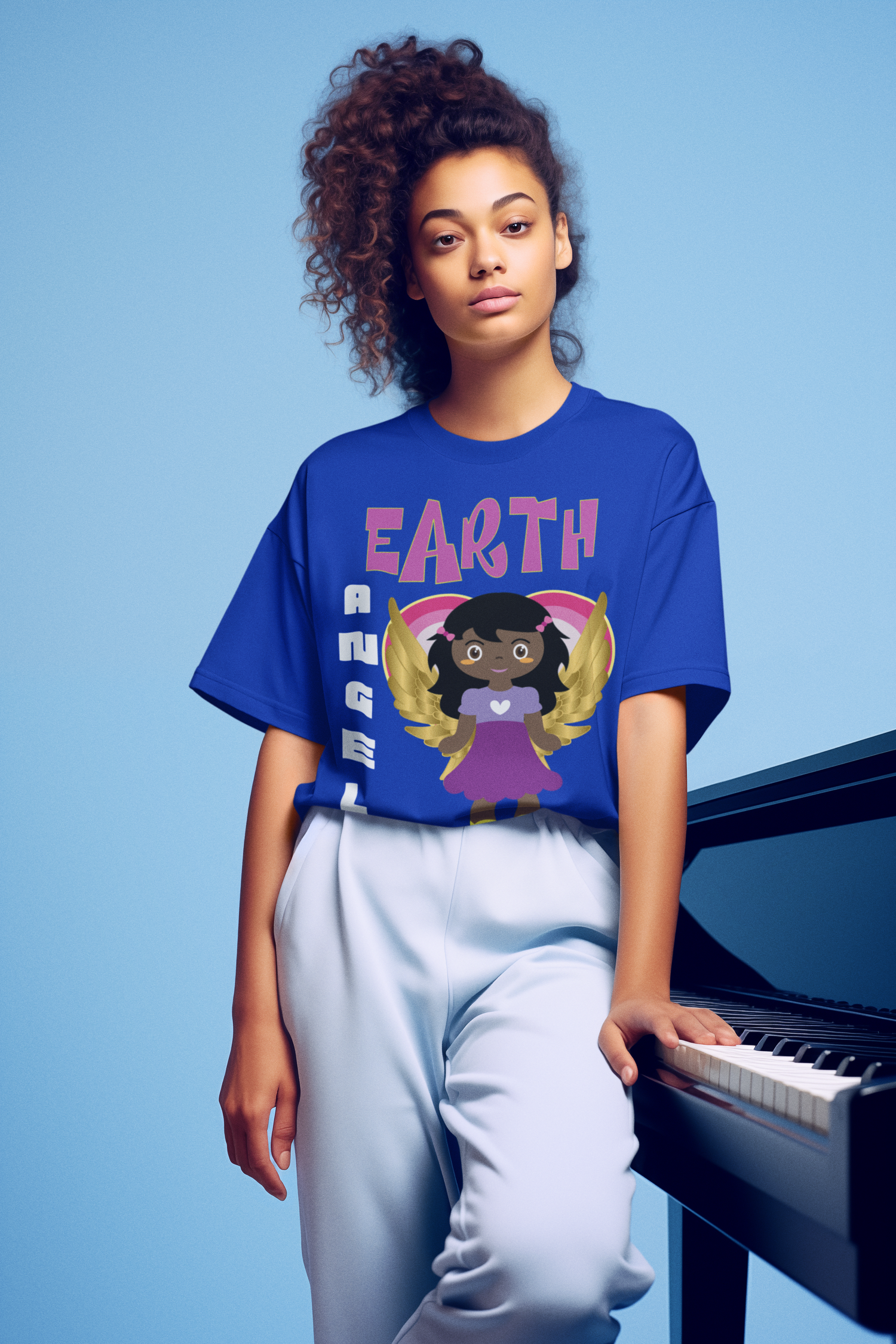 Earth Angel Black Girl Magic Unisex Softstyle T-Shirt