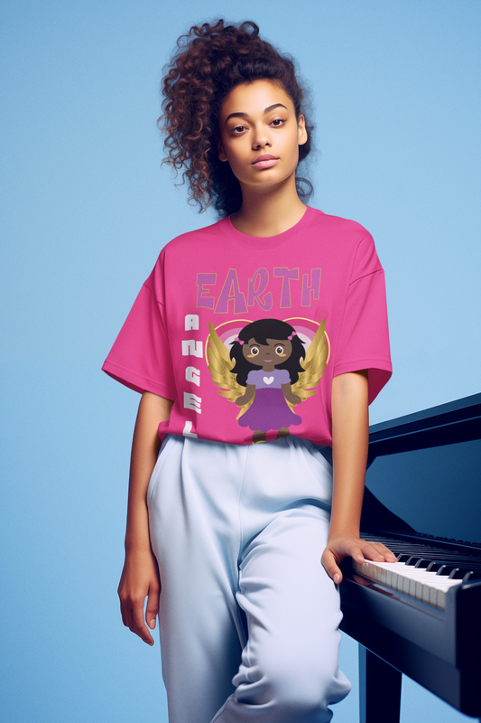 Earth Angel Black Girl Magic Unisex Softstyle T-Shirt