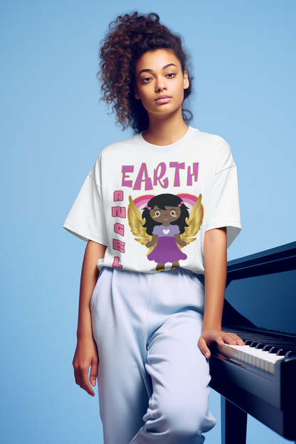 Earth Angel Black Girl Magic Unisex Softstyle T-Shirt