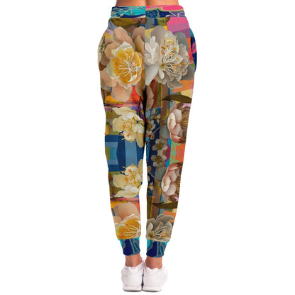 Arcángel Remiel Angel Floral Patchwork Eco-Poly Joggers unisex 